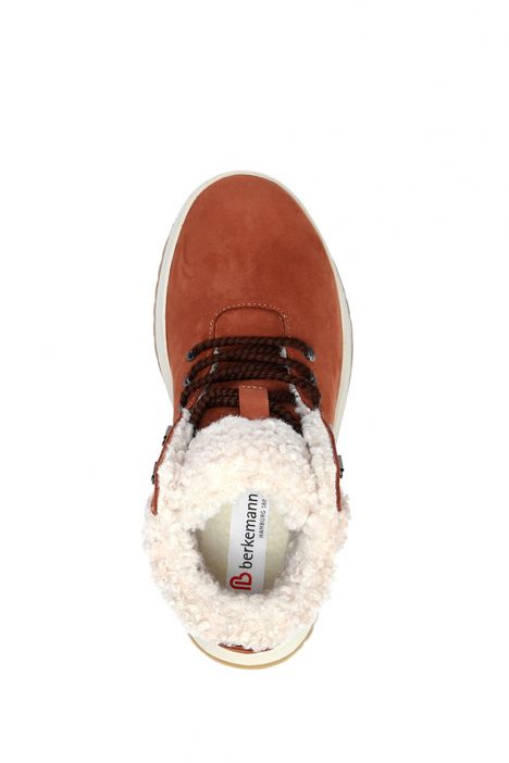 3705 Berkemann Lida Kadın Anatomik Bot 3.5-7.5 Fawn/White - Nubuck/Plush - 647