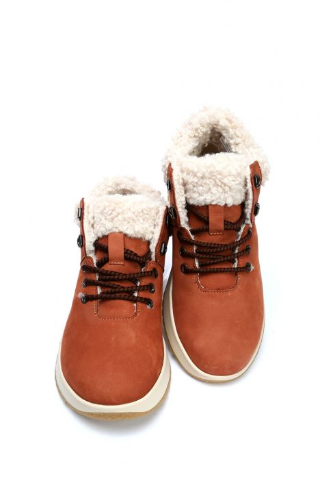 3705 Berkemann Lida Kadın Anatomik Bot 3.5-7.5 Fawn/White - Nubuck/Plush - 647