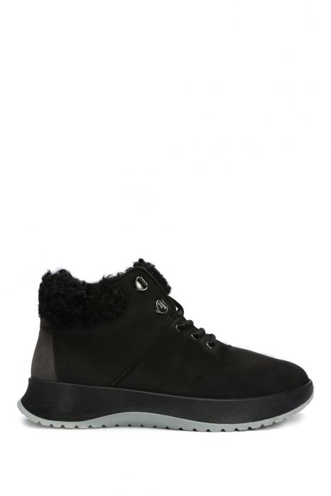 3705 Berkemann Lida Kadın Anatomik Bot 3.5-7.5 Black/Gray - Soft Nubuck/Plush - 826