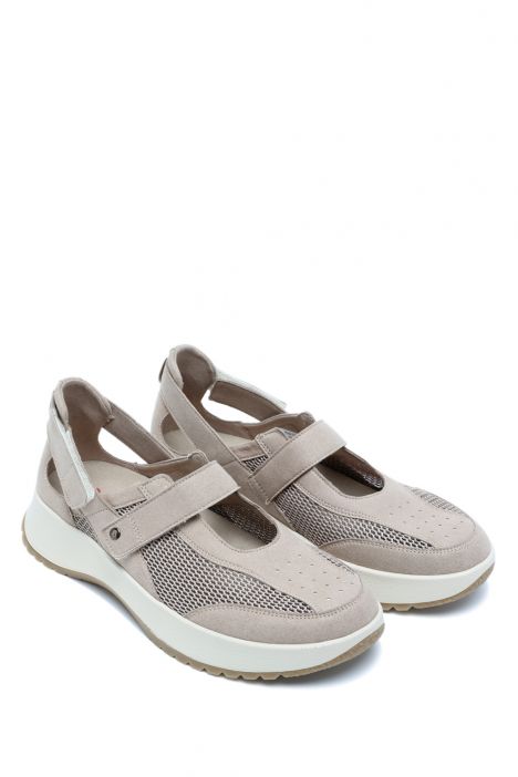 3708 Berkemann Kari Kadın Anatomik Yürüyüş Ayakkabısı 3.0-7.5 Beige - Textil - 733