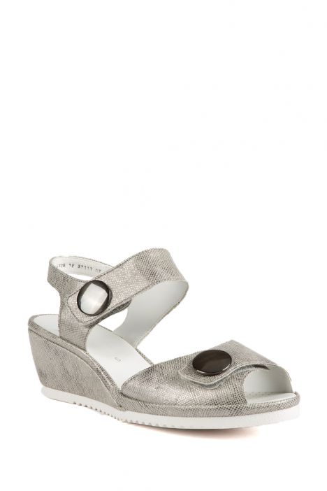 37113 Ara Shoes Kadın Dolgu Topuk Sandalet 3-8,5 GRIGIO - 07GR