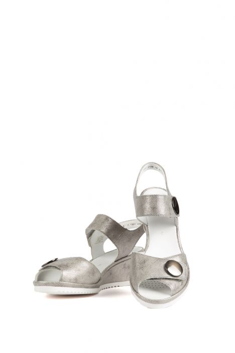 37113 Ara Shoes Kadın Dolgu Topuk Sandalet 3-8,5 GRIGIO - 07GR