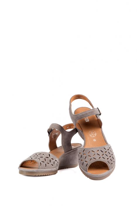 37118 Ara Shoes Kadın Süet Sandalet 3,5-8,5 MINERAL - 05ML