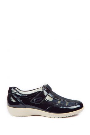 37535 Ara Shoes Kad n Dolgu Topuk Rugan Ayakkab 3 5 8 5 Mavi 273834 Kifidis