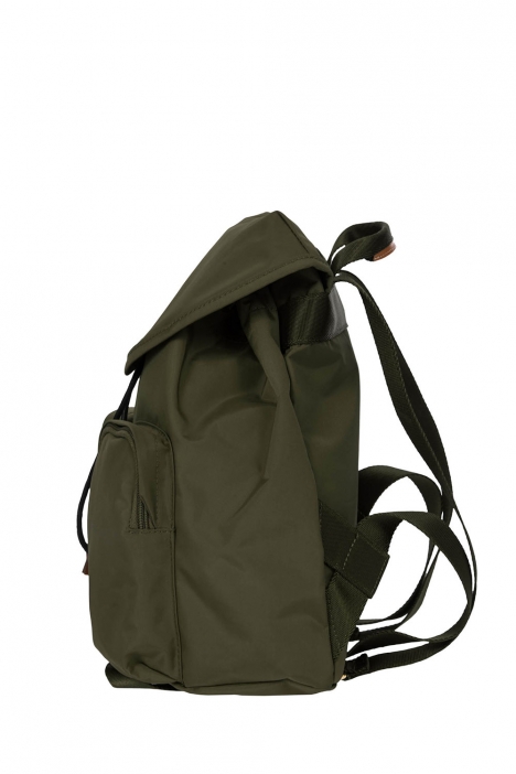 3754 Bric's X-Travel Sırt Çantası 27x27x13 cm Yeşil / Olive