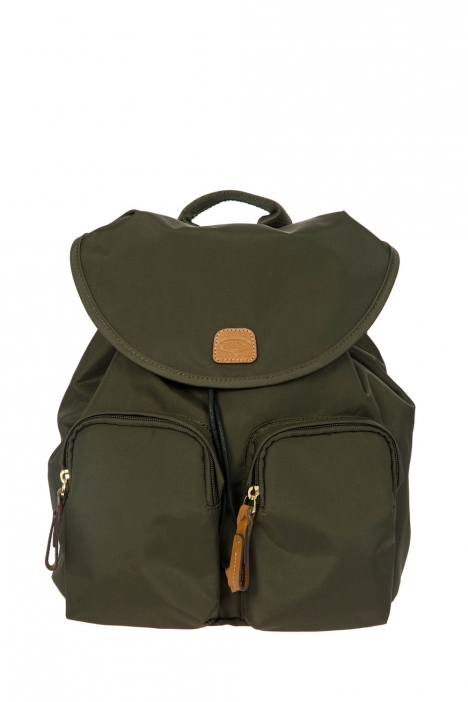 3754 Bric's X-Travel Sırt Çantası 27x27x13 cm Yeşil / Olive