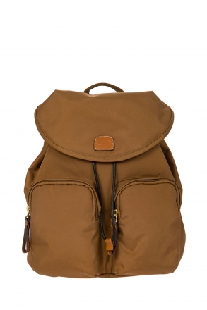 3754 Bric's X-Travel Sırt Çantası 27x27x13 cm Taba / Leather