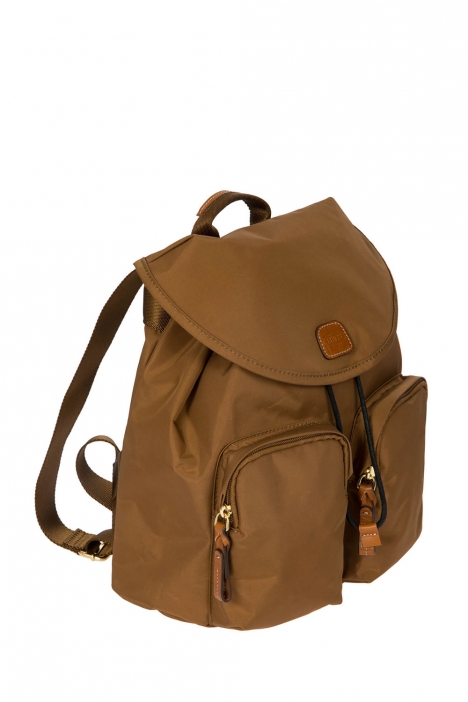 3754 Bric's X-Travel Sırt Çantası 27x27x13 cm Taba / Leather