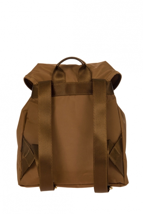 3754 Bric's X-Travel Sırt Çantası 27x27x13 cm Taba / Leather