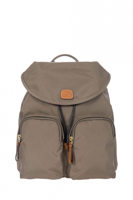 3754 Bric's X-Travel Sırt Çantası 27x27x13 cm Gri / Mud