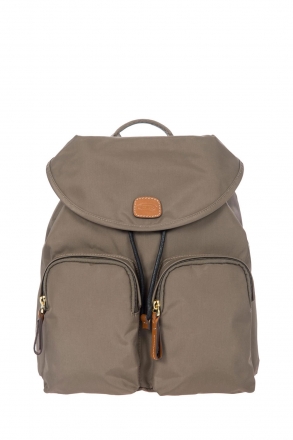 3754 Bric's X-Travel Sırt Çantası 27x27x13 cm Gri / Mud