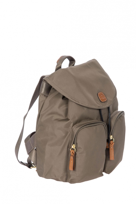 3754 Bric's X-Travel Sırt Çantası 27x27x13 cm Gri / Mud
