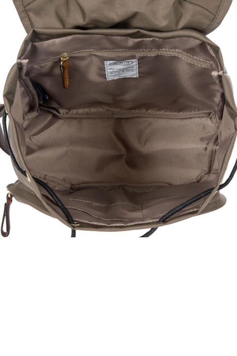 3754 Bric's X-Travel Sırt Çantası 27x27x13 cm Gri / Mud
