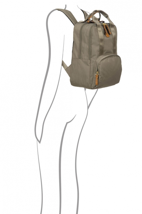 3756 Bric's X-Travel Sırt Çantası 28x36x16 cm Dove Gri / Dove Grey