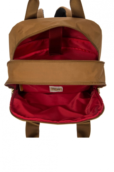 3756 Bric's X-Travel Sırt Çantası 28x36x16 cm Taba / Leather