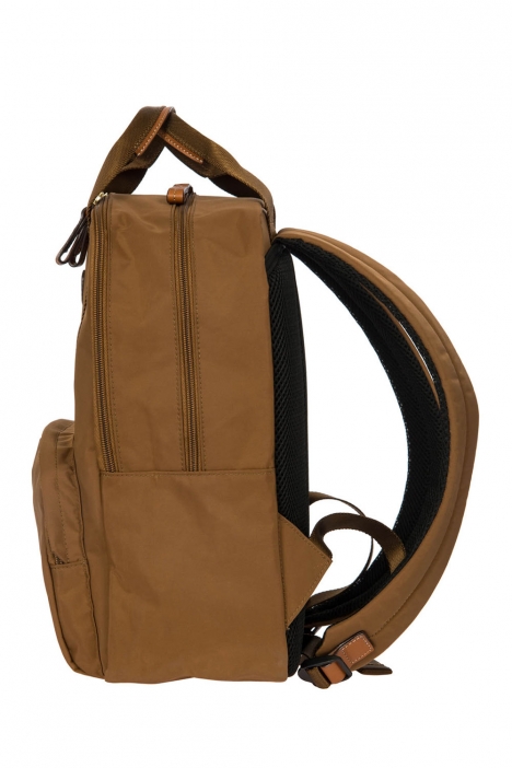 3756 Bric's X-Travel Sırt Çantası 28x36x16 cm Taba / Leather