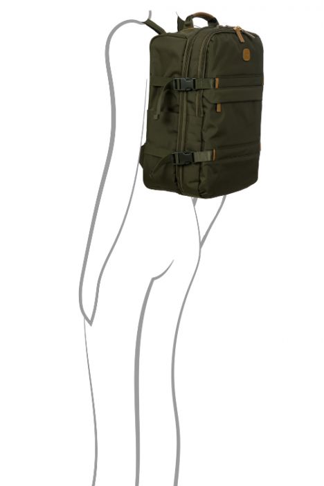 3759 Bric's X-Travel EcoFly Sırt Çantası 30x42x17 cm Yeşil/Olive - 78