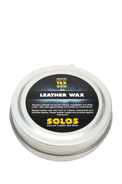 3763 Solos Leather Wax 100 ml Siyah / Black