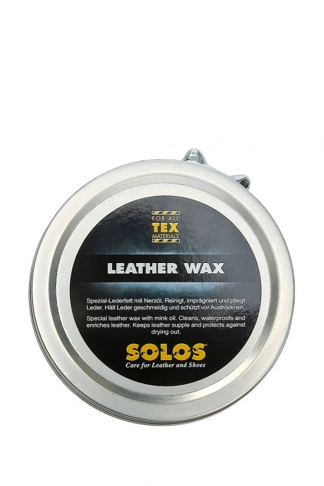 3763 Solos Leather Wax 100 ml Siyah / Black