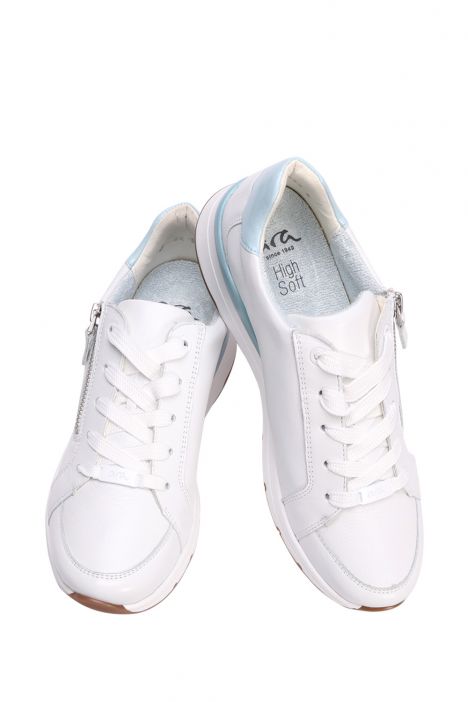 37717 Ara Shoes Kadın Deri Spor Ayakkabı 4.0-8.0 GAU-SOF,MUR-LAC,WEISS AQUA -