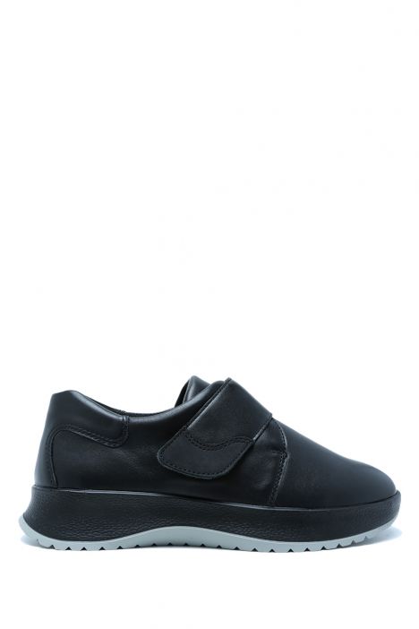 3778 Berkemann Karli Kadın Velkrolu Anatomik Ayakkabı 3.5-7.5 Signal Black - Nappa/Stretch - 933SB