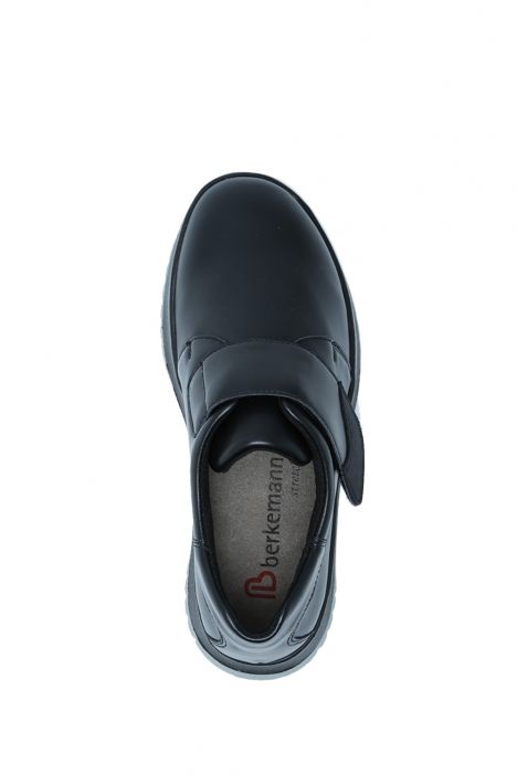 3778 Berkemann Karli Kadın Velkrolu Anatomik Ayakkabı 3.5-7.5 Signal Black - Nappa/Stretch - 933SB