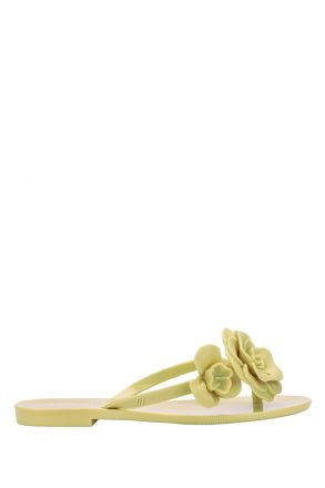 37818 Melissa Harmonic Petals Kadın Parmak Arası Terlik 37-40 BS542 - Sarı/Yellow