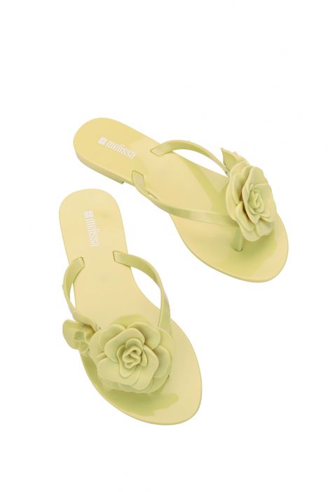 37818 Melissa Harmonic Petals Kadın Parmak Arası Terlik 37-40 BS542 - Sarı/Yellow