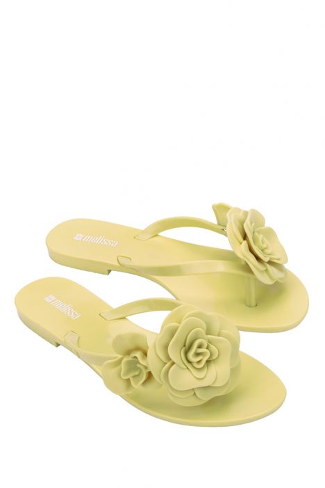 37818 Melissa Harmonic Petals Kadın Parmak Arası Terlik 37-40 BS542 - Sarı/Yellow