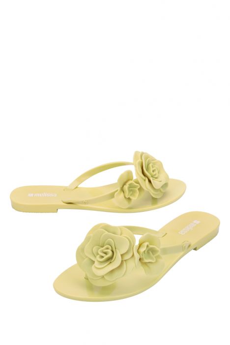 37818 Melissa Harmonic Petals Kadın Parmak Arası Terlik 37-40 BS542 - Sarı/Yellow