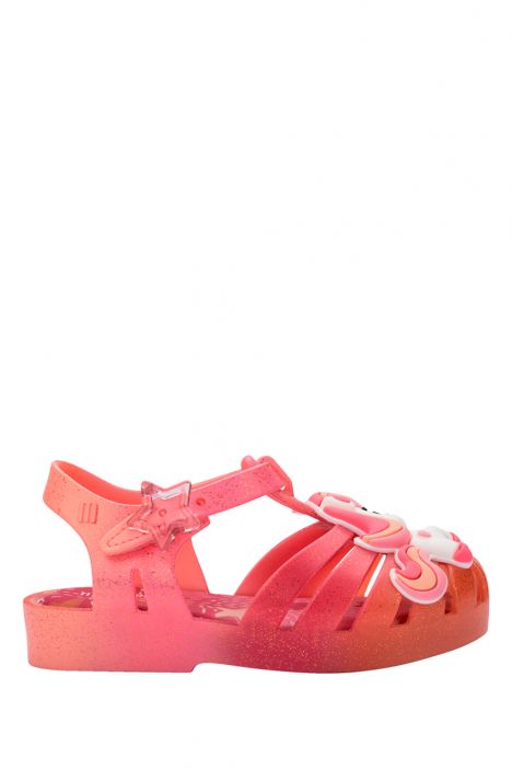 37828 Mini Melissa Possession Uni Kız Çocuk Sandalet 21-26 BO759 - Pembe/Pink-Orange