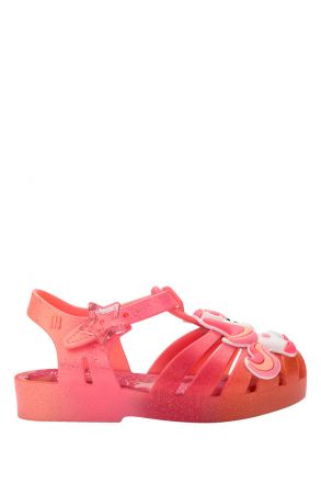37828 Mini Melissa Possession Uni Kız Çocuk Sandalet 21-26 BO759 - Pembe/Pink-Orange