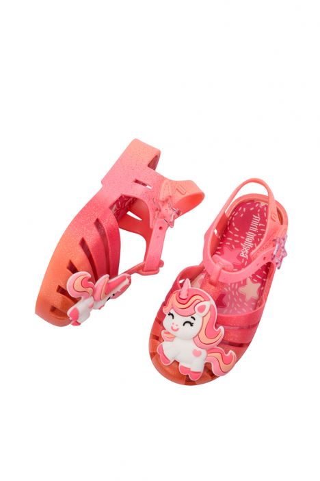 37828 Mini Melissa Possession Uni Kız Çocuk Sandalet 21-26 BO759 - Pembe/Pink-Orange