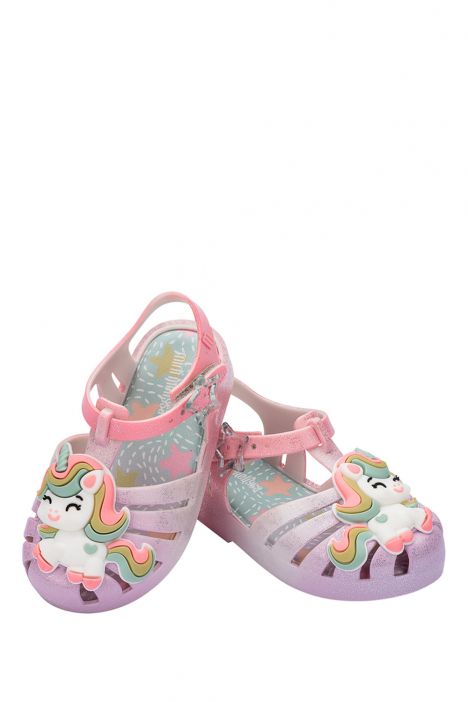 37828 Mini Melissa Possession Uni Kız Çocuk Sandalet 21-26 BO763 - Pembe/Pink