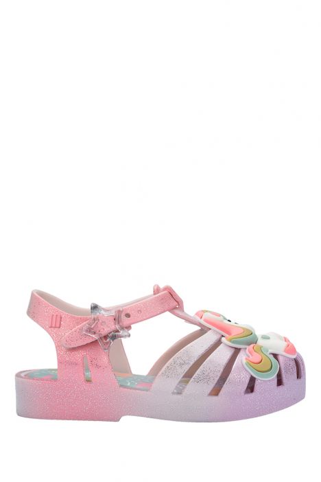 37828 Mini Melissa Possession Uni Kız Çocuk Sandalet 21-26 BO763 - Pembe/Pink