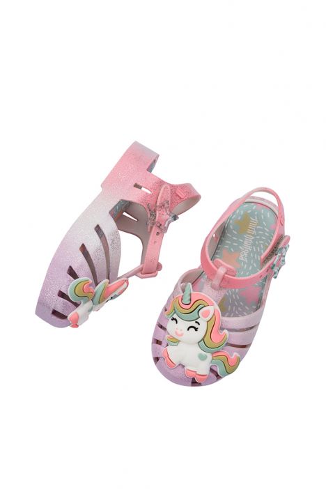 37828 Mini Melissa Possession Uni Kız Çocuk Sandalet 21-26 BO763 - Pembe/Pink