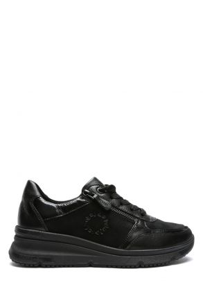 38402 Ara Shoes Neapel Kadın Deri Ayakkabı 3.5-7.5 BLACK - 01