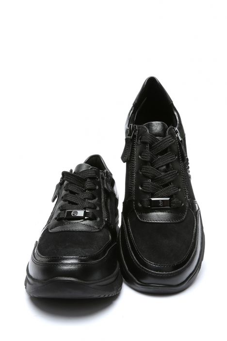 38402 Ara Shoes Neapel Kadın Deri Ayakkabı 3.5-7.5 BLACK - 01