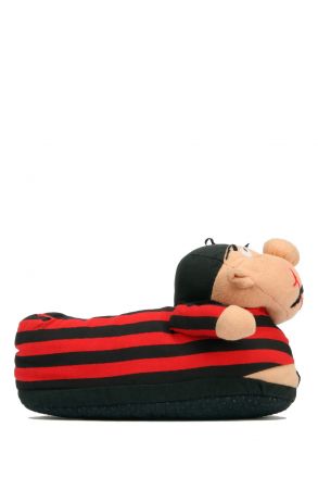 Kifidis Korsan Peluş Terlik Kırmızı / Red