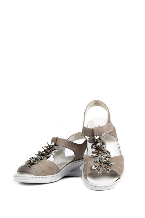 39038 Ara Shoes Kadın Nubuk Sandalet 36-42 GRIGIO,GUN - 05GG