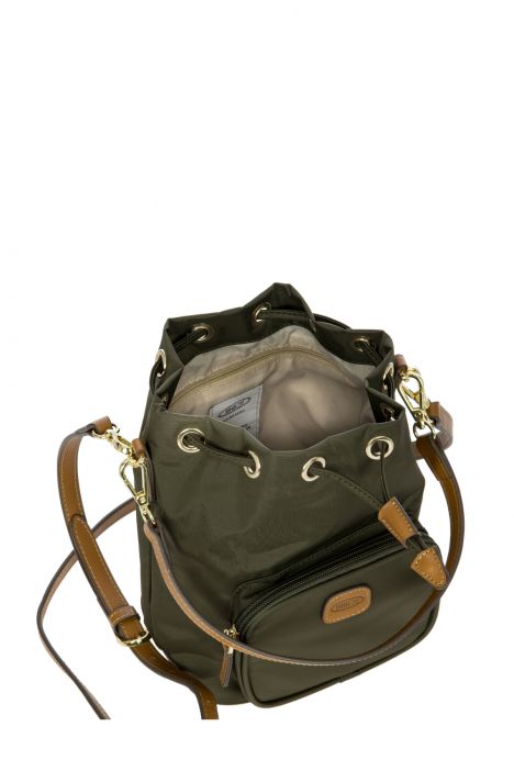 3918 Bric's X-Bag Omuz Çantası 18x20x13 cm Yeşil/Olive - 78