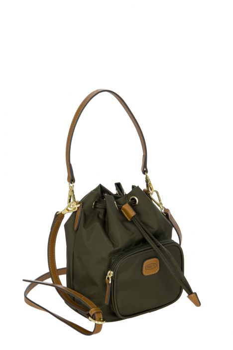 3918 Bric's X-Bag Omuz Çantası 18x20x13 cm Yeşil/Olive - 78