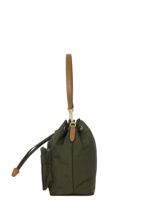 3918 Bric's X-Bag Omuz Çantası 18x20x13 cm Yeşil/Olive - 78