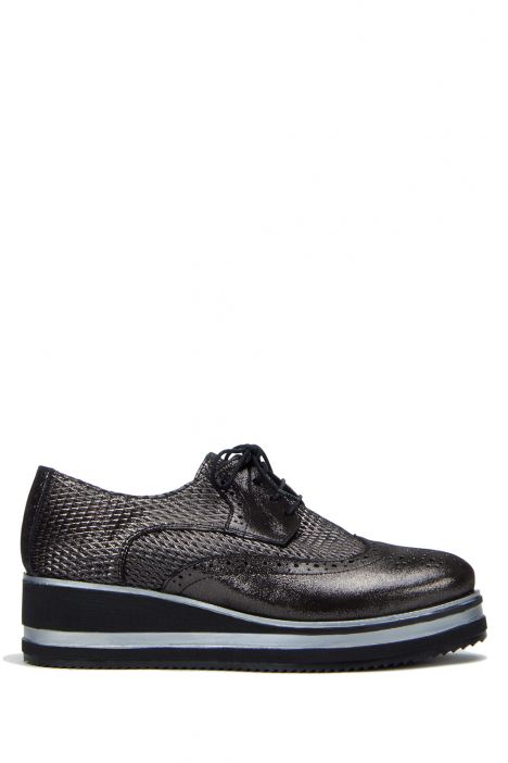 3926 Allium Kadın Ayakkabı 36-41 Black Purple
