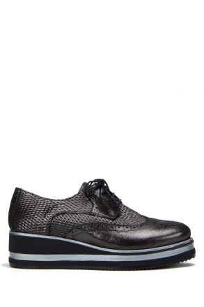 3926 Allium Kadın Ayakkabı 36-41 Black Purple