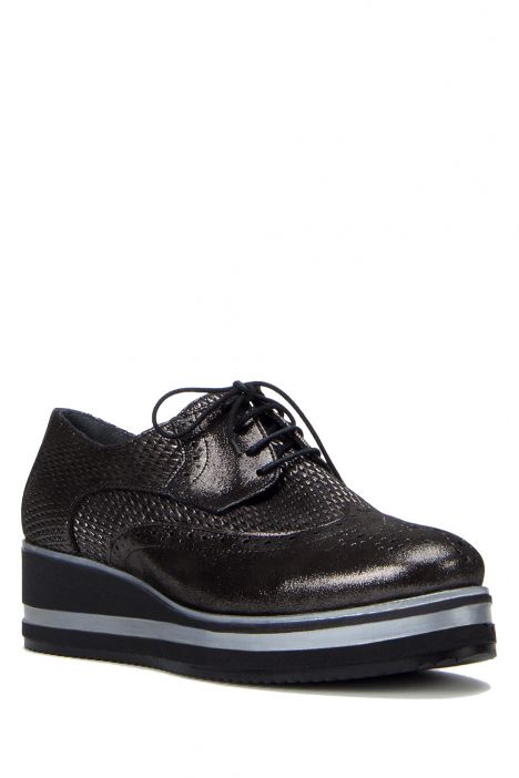 3926 Allium Kadın Ayakkabı 36-41 Black Purple
