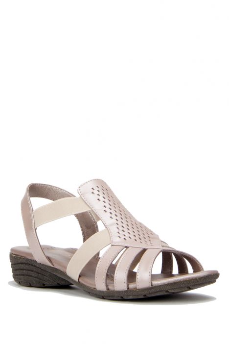 3933 Lilyum Kadın Sandalet 36-41 Bej Sedef / Beige