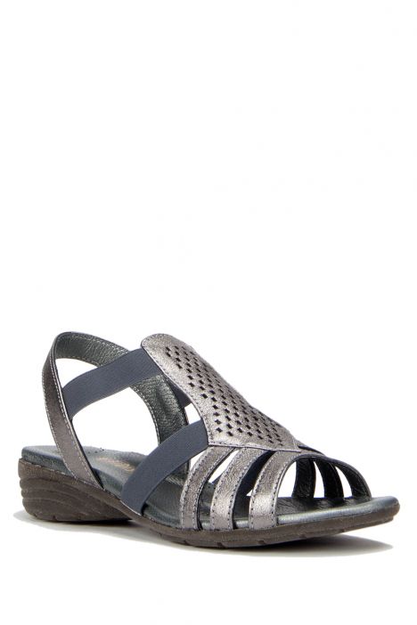 3933 Lilyum Kadın Sandalet 36-41 Gri / Silver