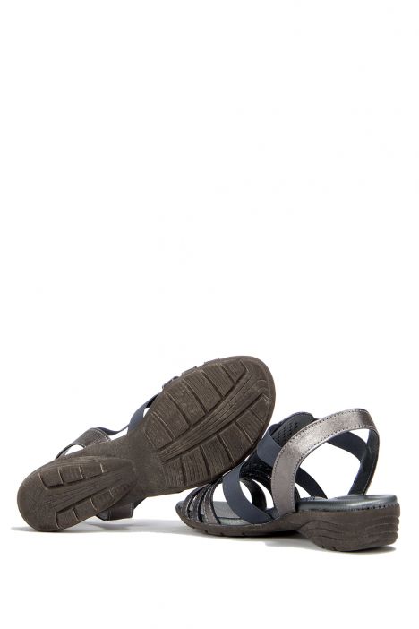 3933 Lilyum Kadın Sandalet 36-41 Gri / Silver