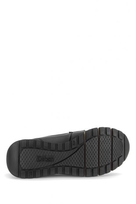 400601 Gabor Kadın Deri Anatomik Loafer 4.0-7.5 001 Siyah/Foulardcalf black